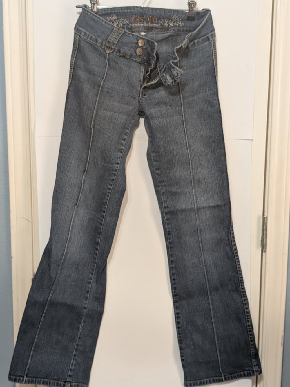 C'est Toi Low Rise Bootcut Jeans